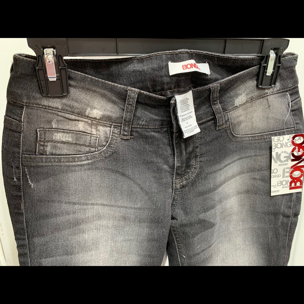 Bongo Skinny Jeans, Black, Size 3 - Picture 5 of 9